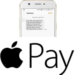 Openhouse Applepay and Text alerts
