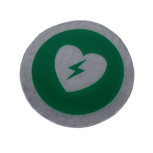 Reflective AED Symbol Badge