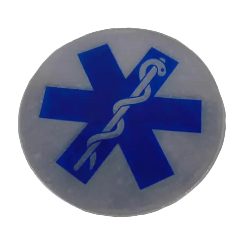 Reflective Staff Of Life Badge